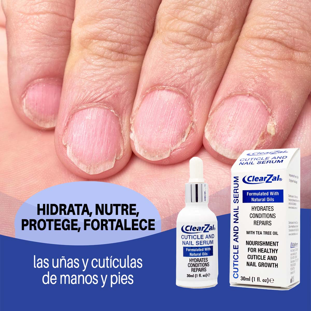 ClearZal Serum para Uñas y Cutículas