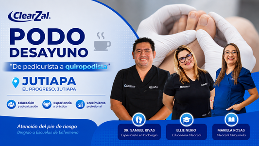 PodoDesayuno ClearZal en Jutiapa: educación, experiencia y crecimiento profesional