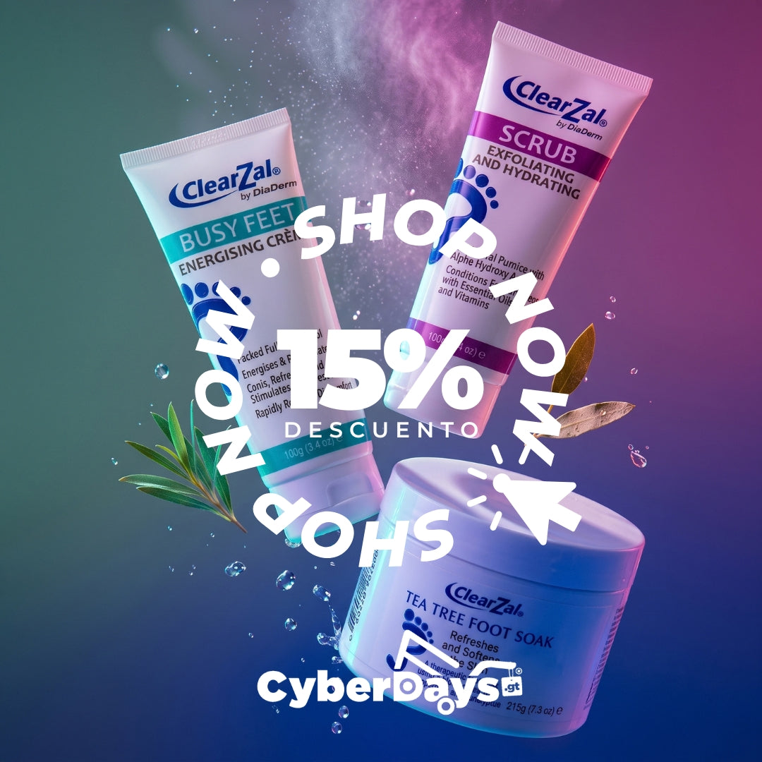ClearZal Crema para Pies Cansados - ClearZal Crema Exfoliante - ClearZal Sales Minerales - Cyberdays