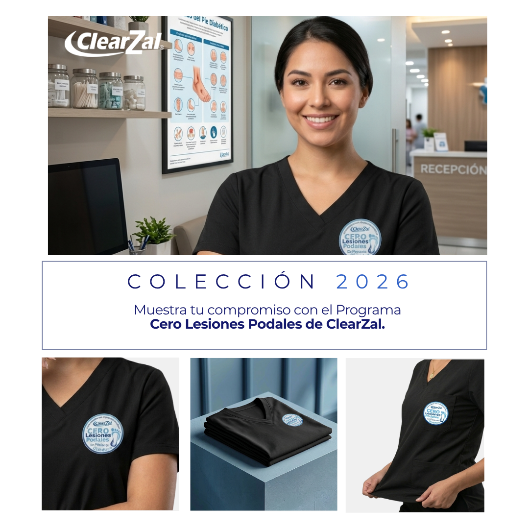 Uniforme Profesional ClearZal® – Cero Lesiones Podales | Colección 2026 - Negro